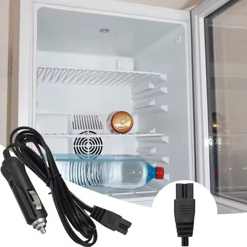 Adaptador Cabo 2m 12V para Mini Geladeira Carro