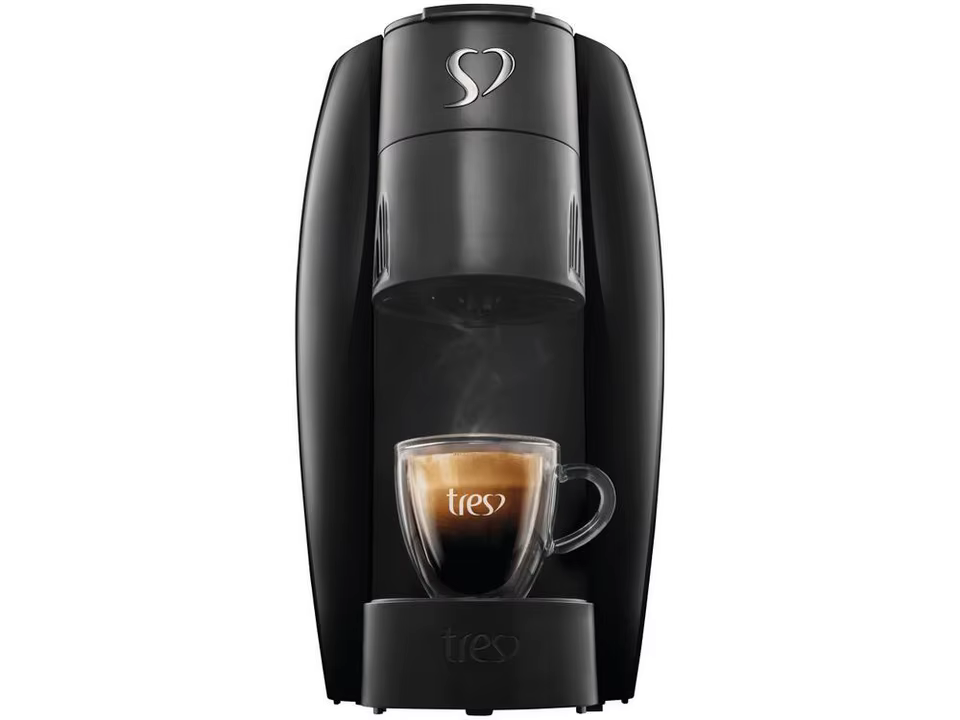 Cafeteira Espresso Tres Lov Preto