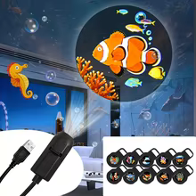Projetor Oceano 360° Luz Noturna Thumbnail 4