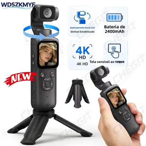 Câmera de Ação 4K Gimbal