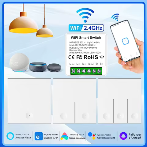 Interruptor Wi-Fi Inteligente QIACHIP