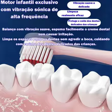 Escova Elétrica Infantil com Som e 4 Cabeças Thumbnail 5