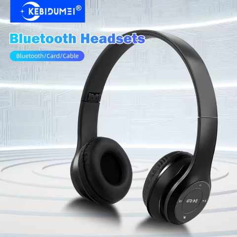 Fones Bluetooth KEBIDUMEI P47 Tri-Mode