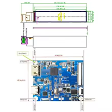 Tela TFT 7" IPS MIPI HDMI Thumbnail 3