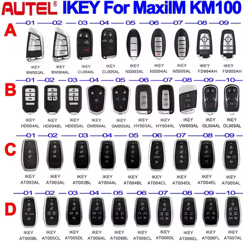 Chave Inteligente Autel IKey Universal