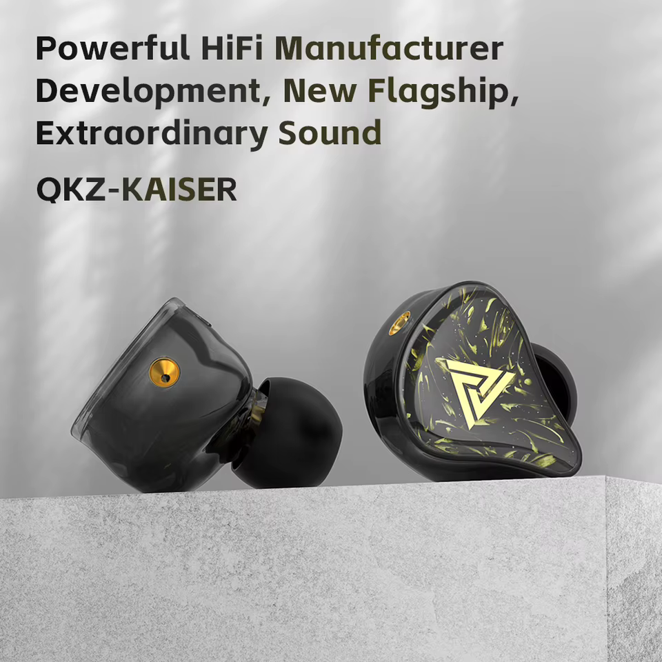 Fone QKZ Kaiser Intra-auricular com Graves