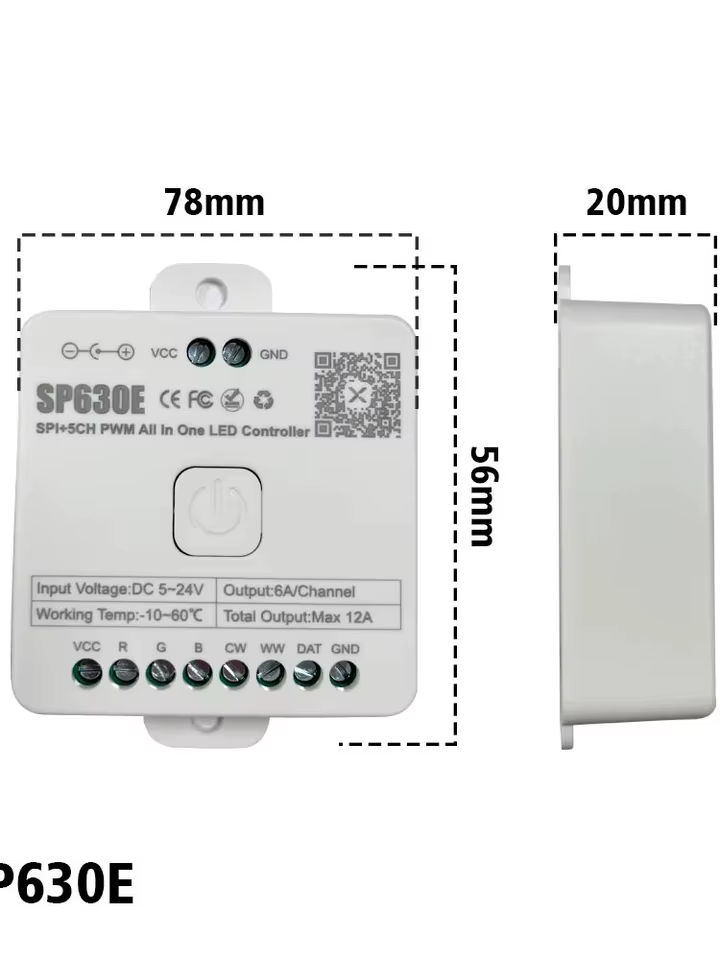 Controlador LED SP630E RGBW