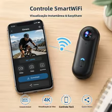 Mini Câmera Esportiva 4K WiFi Thumbnail 3