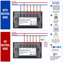 Interruptor Inteligente Melery Matter WiFi Thumbnail 3