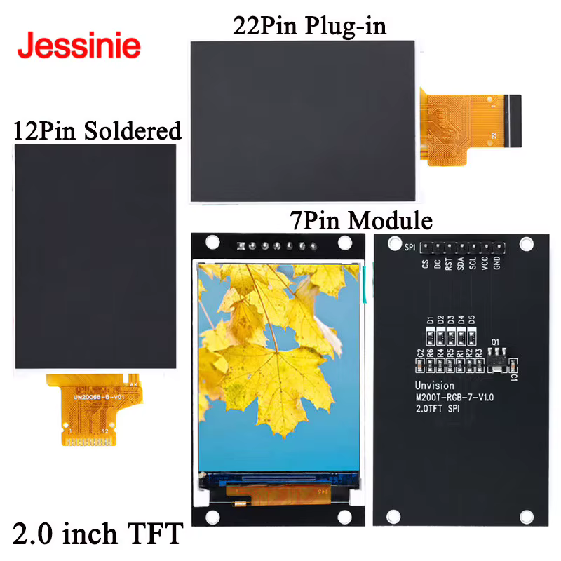 Tela LCD 2.0" IPS ST7789