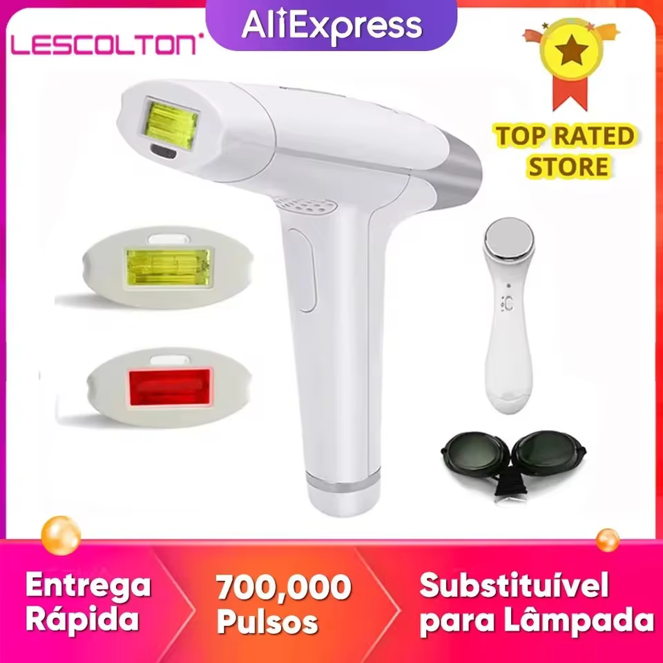 Depilador IPL Lescolton 2 em 1