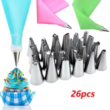 Kit Saco de Confeitaria Silicone 8 Peças Thumbnail 1