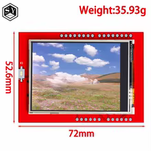 Módulo LCD TFT 2.4 Arduino Touch Thumbnail 2