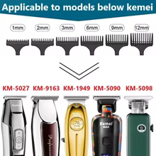 Guia de Corte Kemei Universal Preto Thumbnail 6