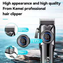 Kemei 2279 Máquina de Cortar Cabelo Sem Fio Thumbnail 2