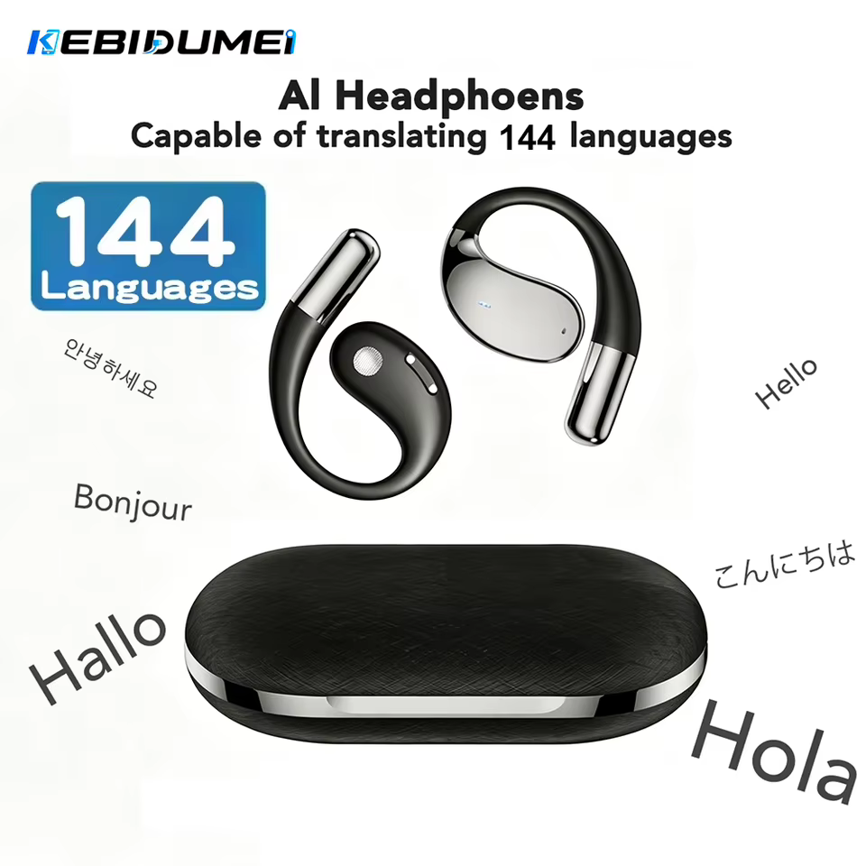 Fones de Ouvido Tradutor IA KEBIDUMEI