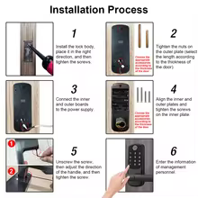 Fechadura Inteligente Wi-Fi com Impressão Digital Thumbnail 5