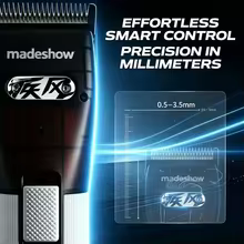 Máquina de Corte de Cabelo Madeshow M5FMAX Profissional Thumbnail 3