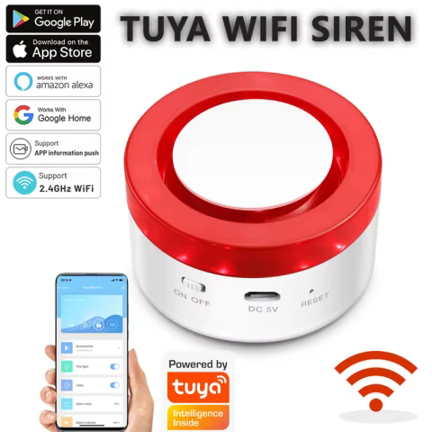 Alarme Inteligente Wi-Fi 120dB