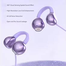 Fones Ear-Clip com Microfone Thumbnail 4