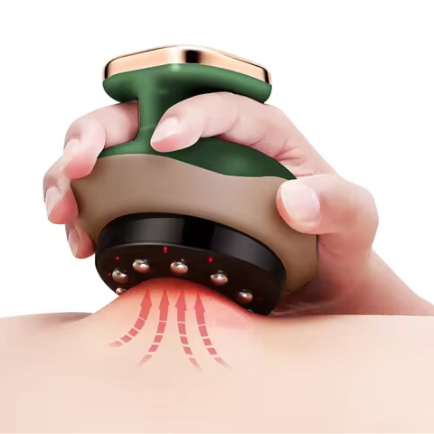 Massageador Corporal com Ventosas e Gua sha