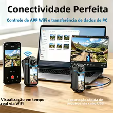 Câmera Corporal 4K WiFi à Prova d'Água Thumbnail 3