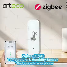 Sensor Zigbee Temperatura e Umidade Thumbnail 1