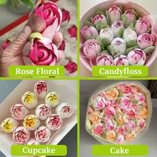 Bico de Confeiteiro Floral Rosa - Ponta Russa Thumbnail 3