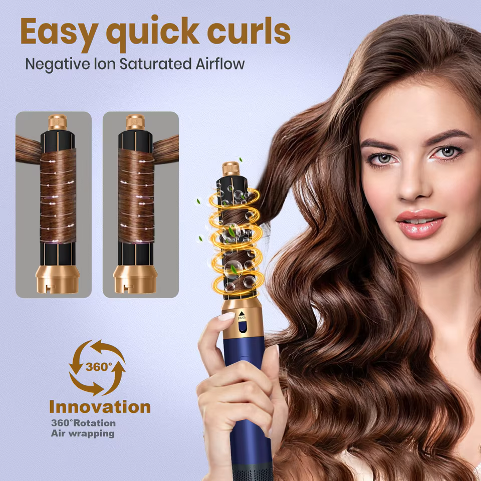 Secador de Cabelo 5 em 1 Multifuncional