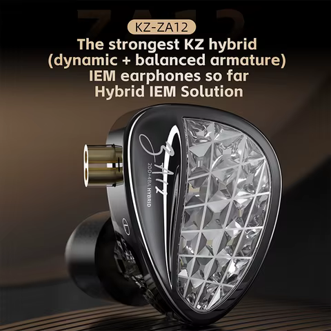 KZ ZA12 Híbrido IEM