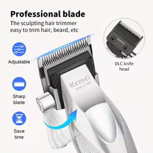 Aparador de Cabelo Kemei Profissional Kit Completo Thumbnail 2