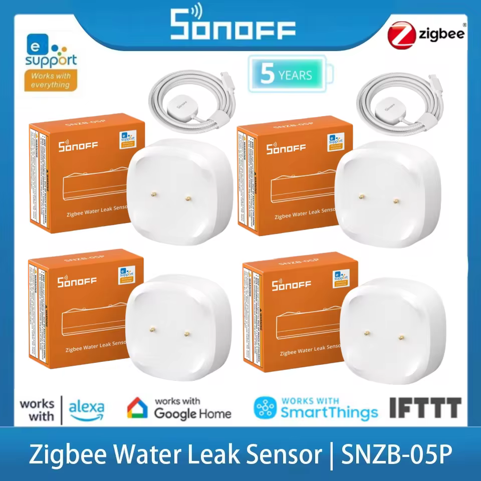Sensor de Vazamento de Água SONOFF SNZB-05P