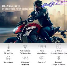 Headset Bluetooth Motocicleta Thumbnail 2