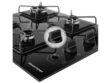 Cooktop Brastemp 4 Bocas GLP Preto Thumbnail 5