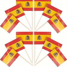 Kit Bandeiras Espanha 100pcs Thumbnail 5
