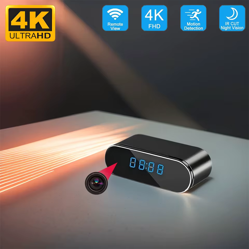 Câmera Relógio WiFi 4K