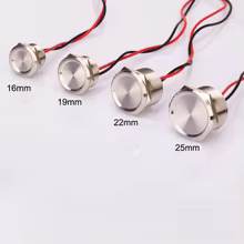 Interruptor Piezo IP68 Aço Inox Thumbnail 1
