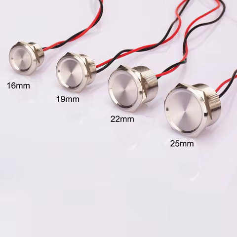 Interruptor Piezo IP68 Aço Inox