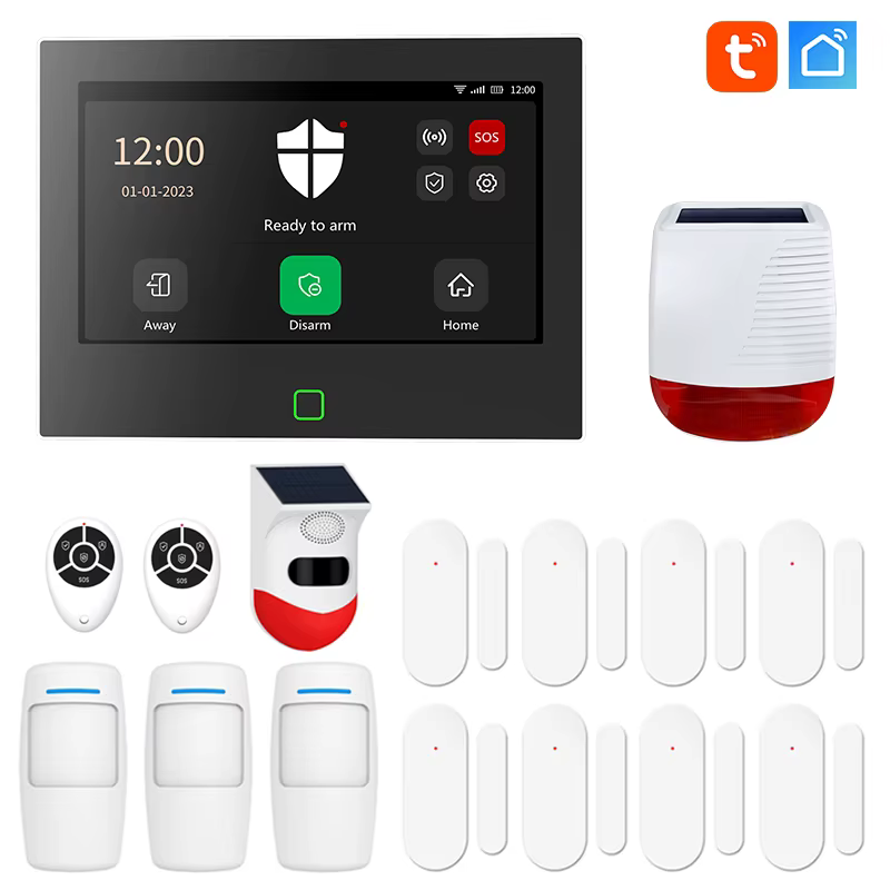 Alarme Inteligente 4G WiFi 7" Tuya