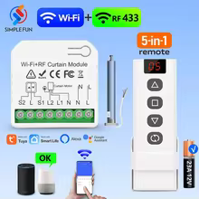 Interruptor Inteligente WiFi RF para Cortinas Thumbnail 1