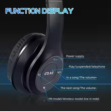 Fone Bluetooth 5.0 com Redução de Ruído e Cartão TF Thumbnail 4