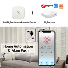 Sensor de Presença ZigBee WiFi 24G MmWave Radar Thumbnail 2