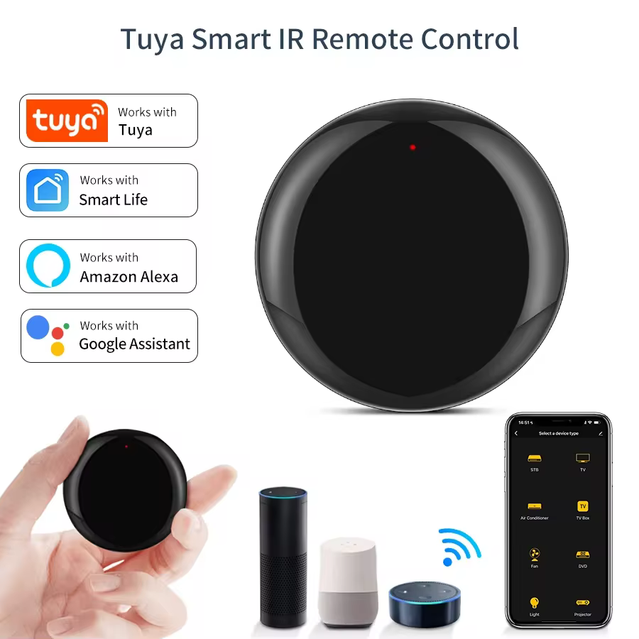 Controle Remoto WiFi IR Tuya Universal