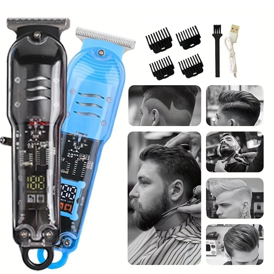 Barbeador Elétrico Profissional Sem Fio