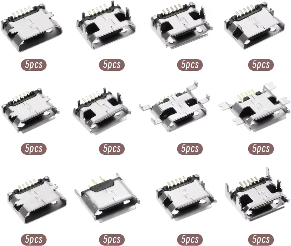 Kit Reparo Conectores Micro USB 60 Peças