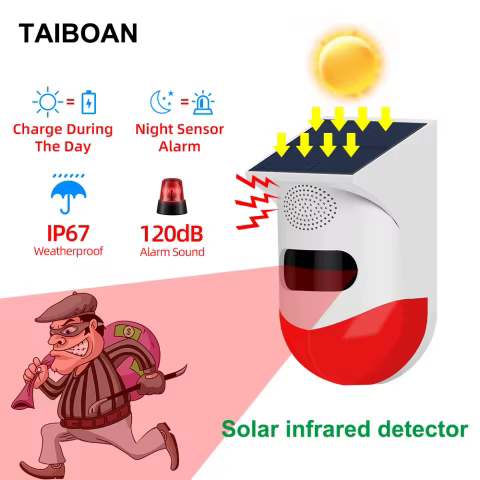 Alarme Solar PIR Inteligente WiFi