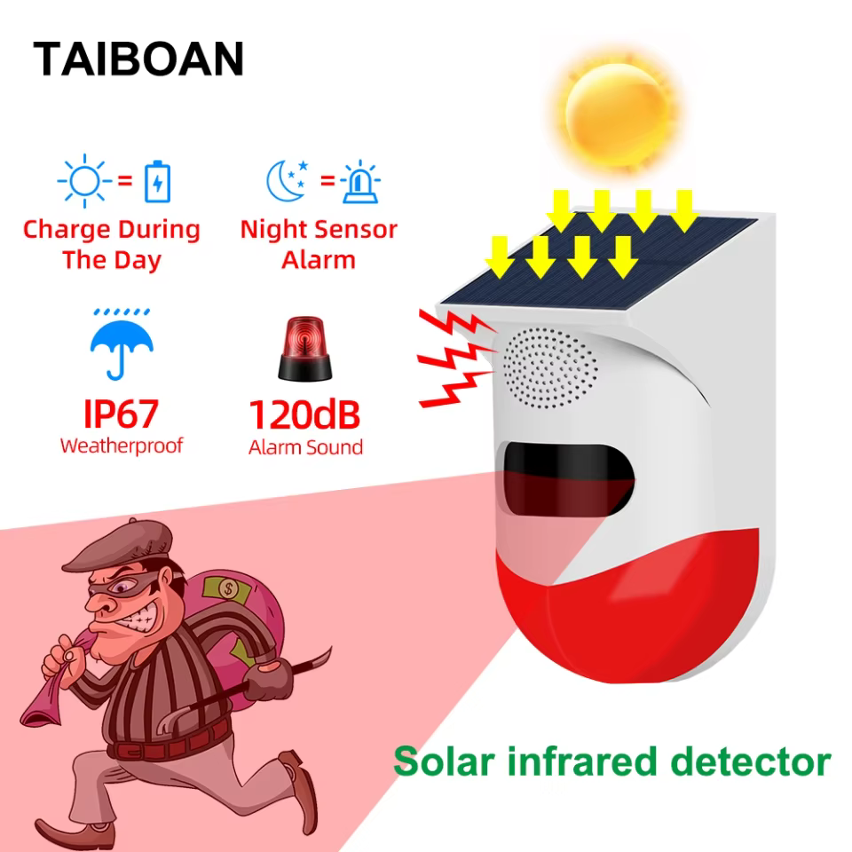 Alarme Solar PIR Inteligente WiFi