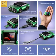 Mini Câmera de Vídeo HD 2K Carro Thumbnail 2