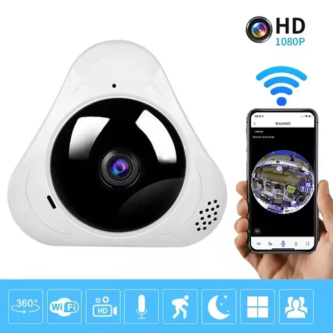 Câmera Panorâmica Wi-Fi 360°