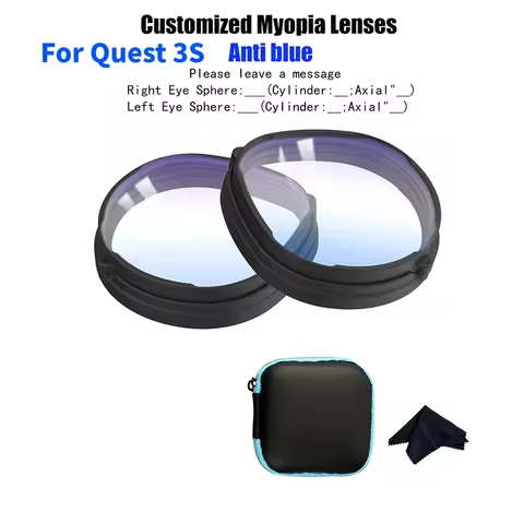 Óculos VR Meta Quest 3S/2 Magnéticos com Lentes Graduadas